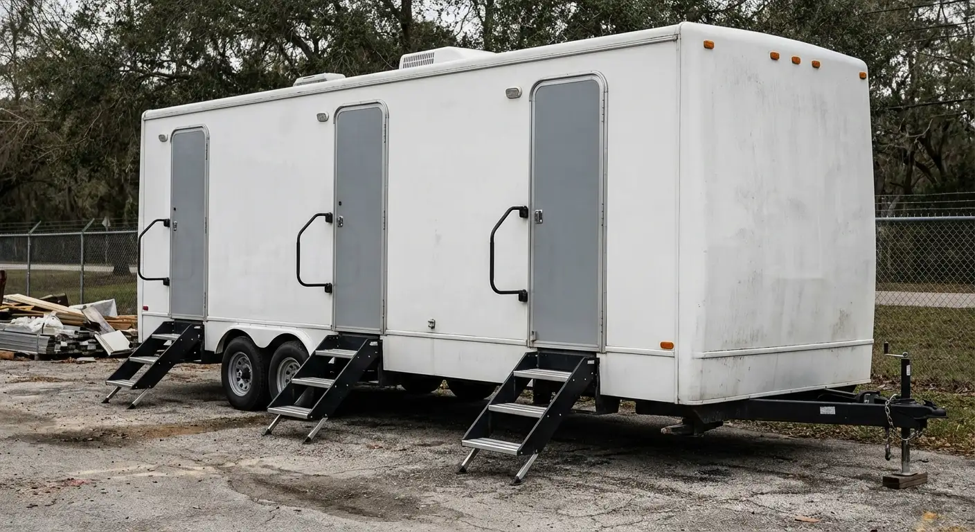 Luxury Restroom Trailer Exterior in Charleston, SC