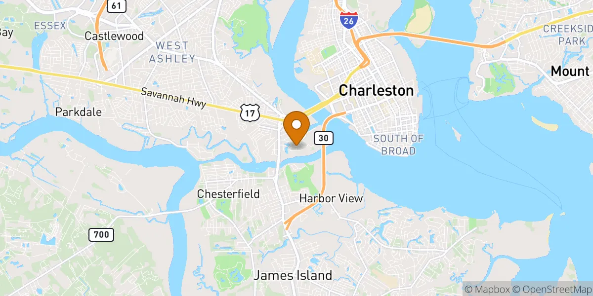  neighborhood map in Charleston, SC