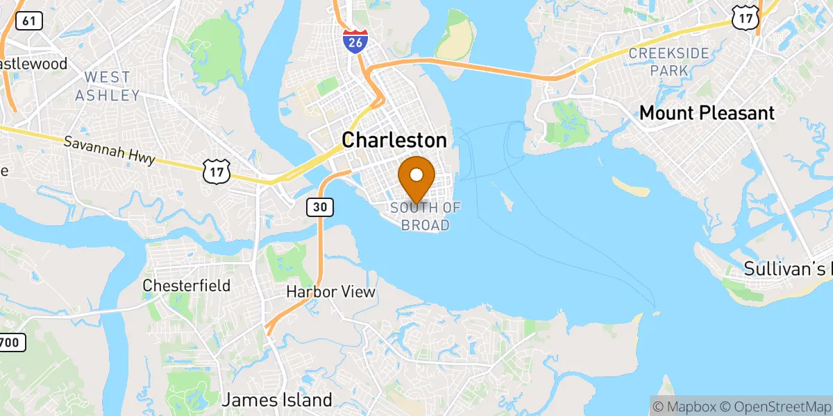  neighborhood map in Charleston, SC