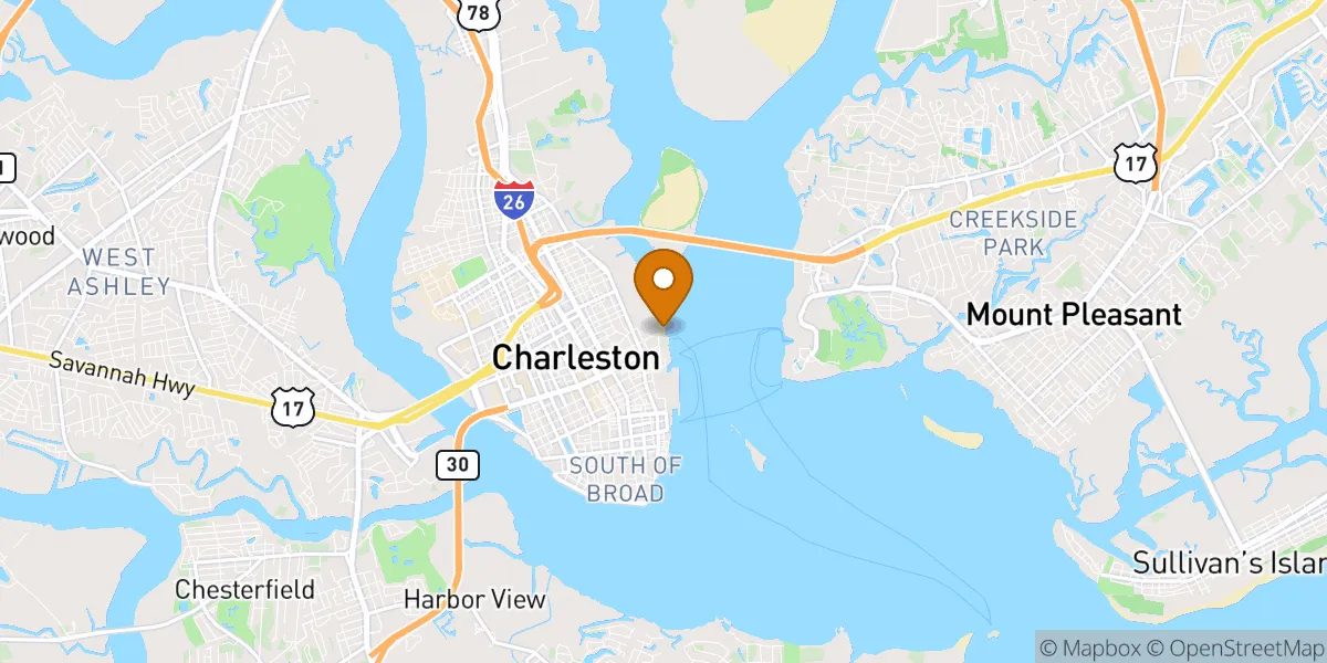 neighborhood map in Charleston, SC