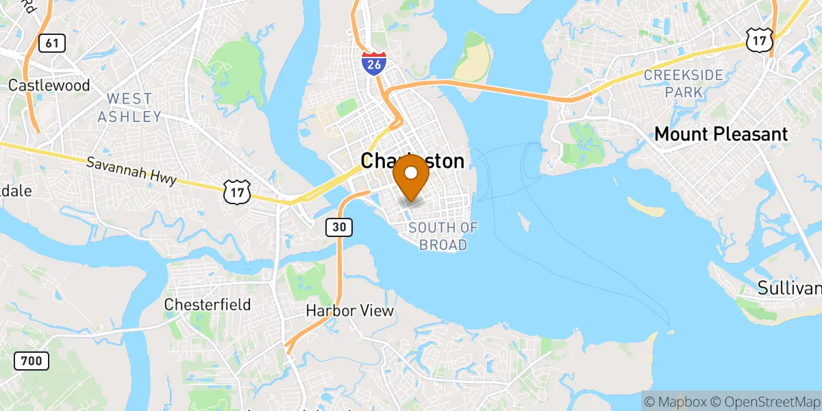 neighborhood map in Charleston, SC