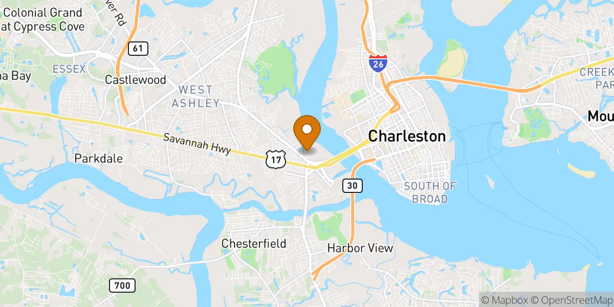  neighborhood map in Charleston, SC