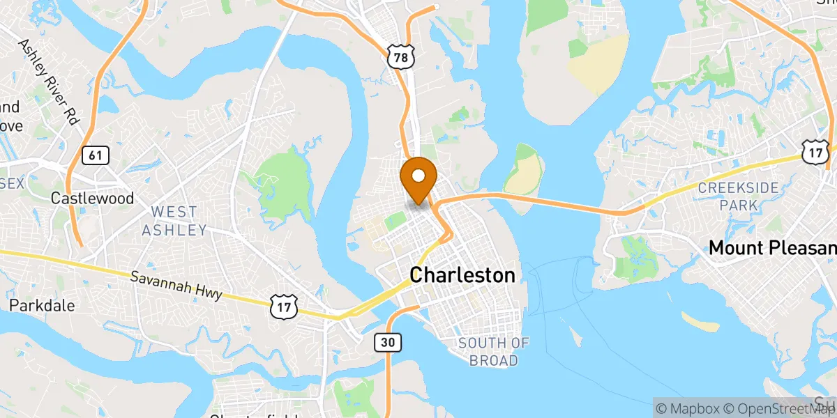  neighborhood map in Charleston, SC