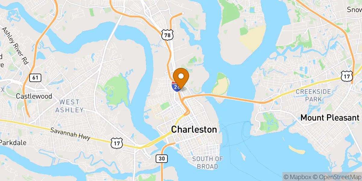  neighborhood map in Charleston, SC